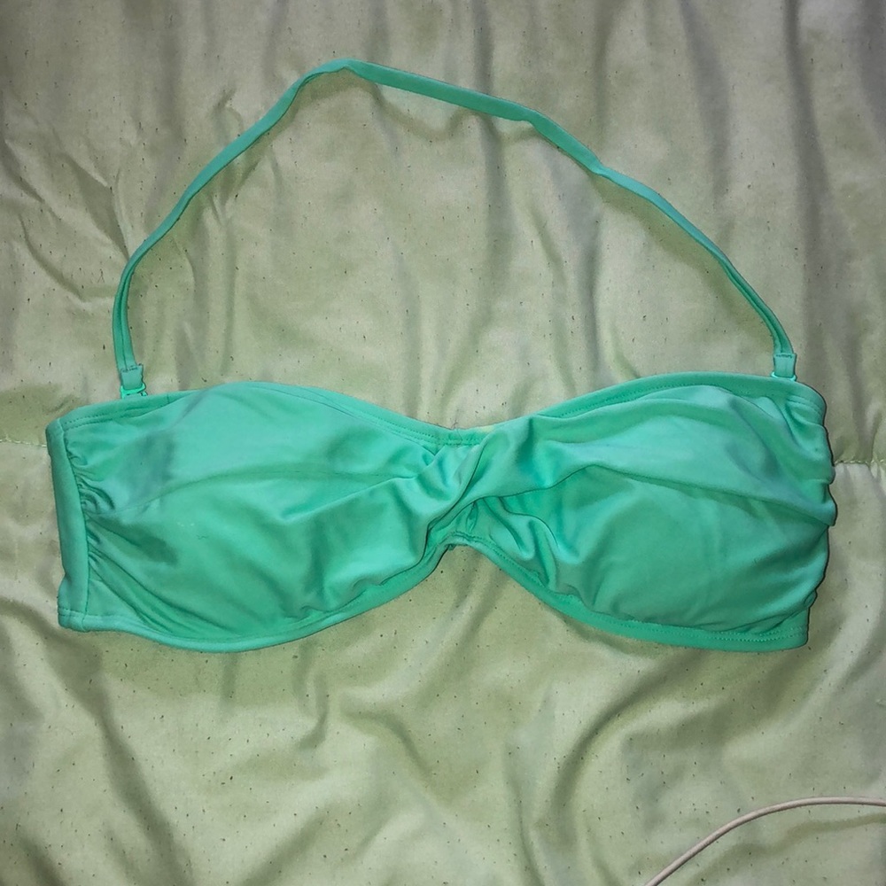 Turquoise swimsuit top